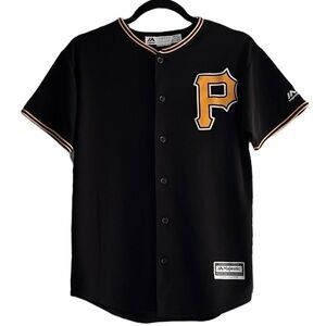 Jung-ho Kang Pittsburgh Pirates Majestic Youth Alternate Jersey - Black‍‍‍‍‍‍‍‍﻿